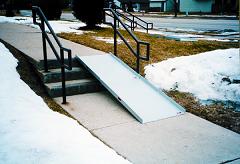 aluminum wheelchair ramp