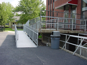 aluminum wheelchair ramp