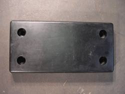 Rectangle Shaped Molded Dock Bumper