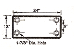 Rectangle Dock Bumper