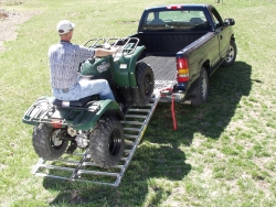 Folding ATV Ramp