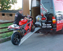 Motorcycle Single Runner Ramp