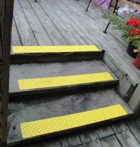 Non slip treads