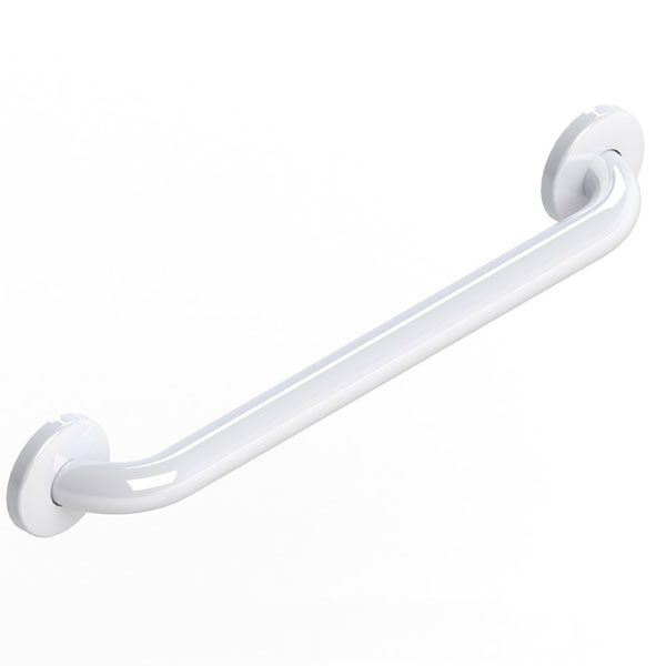 Easy Mount Grab Bar 32 Powder Coated Smooth White Handiramp Disability And Accessibility Bathroom Safety Grab Bars