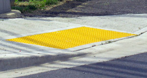 Truncated Domes Curb Installation